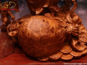 Tượng Phật Di Lặc Tam Tiểu Gỗ Nu