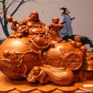Tượng Phật Di Lặc Ngũ Tiểu Ngồi Hồ Lô