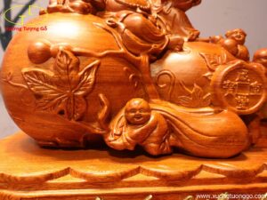 Tượng Phật Di Lặc Ngũ Tiểu Ngồi Hồ Lô