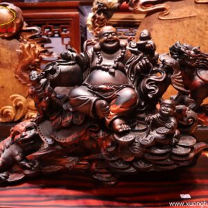 Tượng Phật Di Lặc Tam Tiểu Cưỡi Nghê, Long Quy