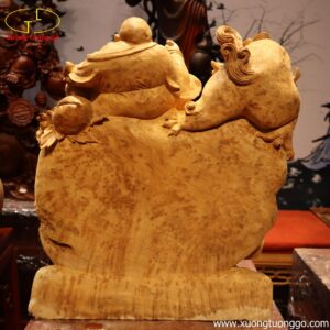 Tượng Phật Di Lặc Ngồi Kéo Bao