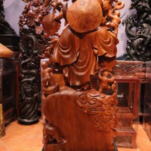 Tượng Phật Di Lặc Ngũ Tiểu Vác Đào Nghê