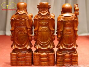 Tượng Tam Đa Gỗ Hương Đá