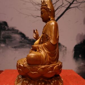 Quan Âm Ngồi Đài Sen Cầm Bình