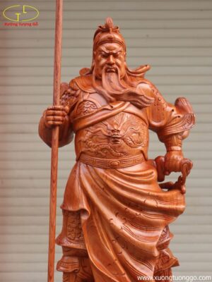 Tượng Quan Công Gỗ Hương 70