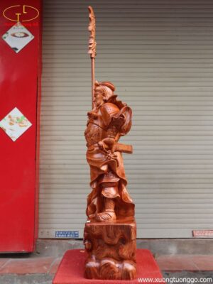 Tượng Quan Công Gỗ Hương 70