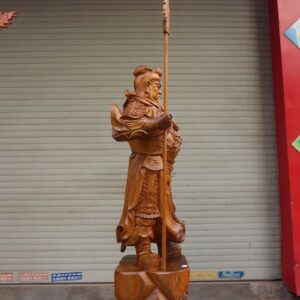 Tượng Quan Công Gỗ Bách Xanh 70