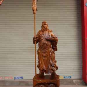 Tượng Quan Công Gỗ Bách Xanh 70