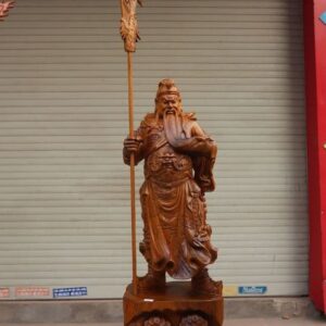 Tượng Quan Công Gỗ Bách Xanh 70