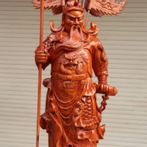 Tượng Quan Công Đeo Cờ Hiệu 100