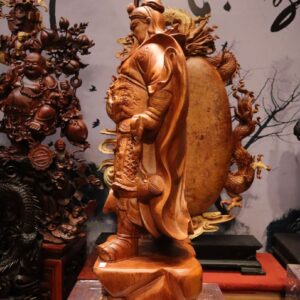 Tượng Quan Công Gỗ Hương 70