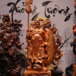 Tượng Quan Công Gỗ Hương 701