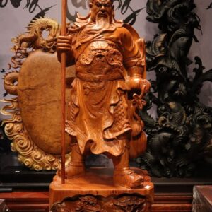 Tượng Quan Công Gỗ Hương 80