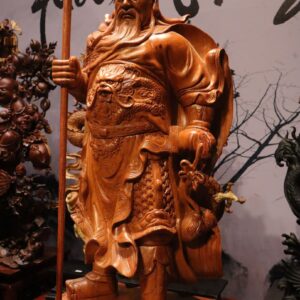 Tượng Quan Công Gỗ Hương 80