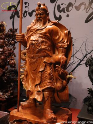 Tượng Quan Công Gỗ Hương 80