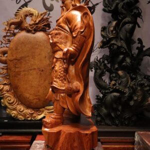 Tượng Quan Công Gỗ Hương 80
