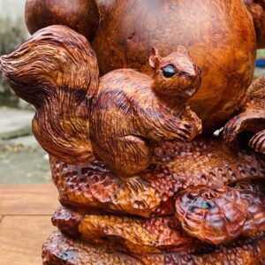 Hồ Lô Sóc Gỗ Nu Sưa