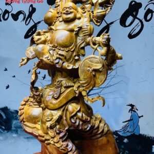 Di Lặc Ngũ Phúc Vác Cành Đào Hương