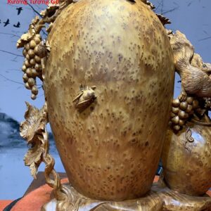 Bình Nho Sóc Gỗ Nu Ngọc Am