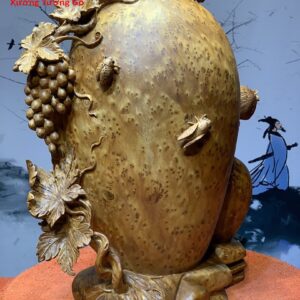 Bình Nho Sóc Gỗ Nu Ngọc Am