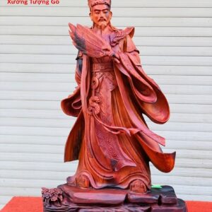 Tượng Khổng Minh Gỗ Trắc