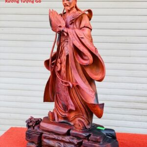 Tượng Khổng Minh Gỗ Trắc