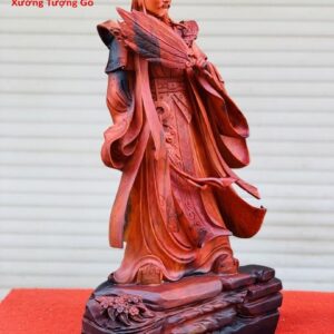 Tượng Khổng Minh Gỗ Trắc