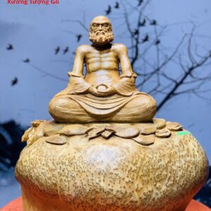 Tượng Đạt Ma Gỗ Nu Ngọc Am