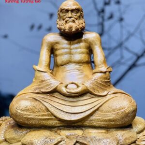 Tượng Đạt Ma Gỗ Nu Ngọc Am