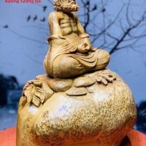 Tượng Đạt Ma Gỗ Nu Ngọc Am