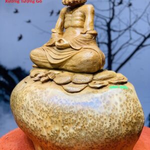 Tượng Đạt Ma Gỗ Nu Ngọc Am
