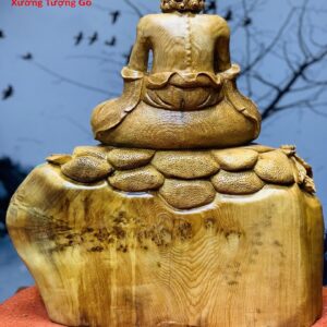 Tượng Đạt Ma Gỗ Nu Ngọc Am