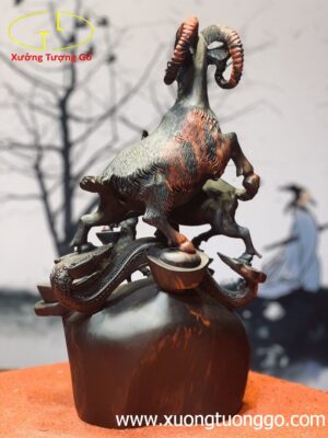 Tam Dê Chấn Chum Tiền Gỗ Trắc
