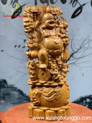 Di Lặc Ngũ Phúc Vác Cành Đào