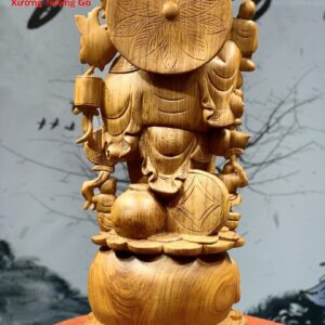 Di Lặc Ngũ Phúc Vác Cành Đào