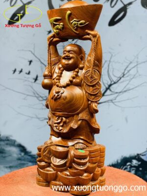 DI Lặc Dâng Vàng Gỗ Hương