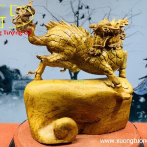 Hỏa Kì Lân Gỗ Nu Ngọc Am