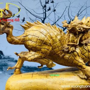 Hỏa Kì Lân Gỗ Nu Ngọc Am