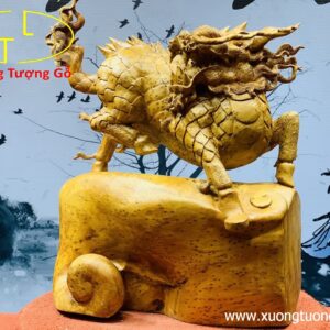 Hỏa Kì Lân Gỗ Nu Ngọc Am