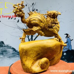 Hỏa Kì Lân Gỗ Nu Ngọc Am