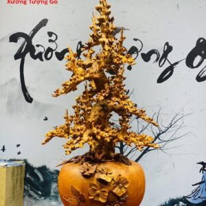Bình  Mai Phú Quý Gỗ Hương