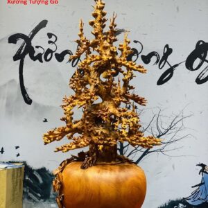 Bình  Mai Phú Quý Gỗ Hương