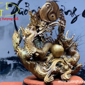 Nhất Long Vờn Ngọc Gỗ Nu Hương