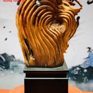 Tượng Đạt Ma Múa Võ Gỗ Nu Hương