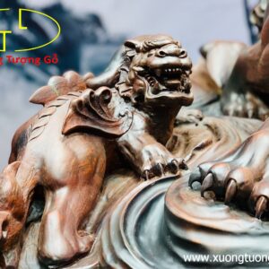 Tỳ Hưu mẫu tử trắc đỏ đen.