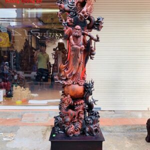 Đạt Ma Song Long trắc đỏ đen