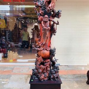 Đạt Ma Song Long trắc đỏ đen
