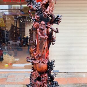 Đạt Ma Song Long trắc đỏ đen