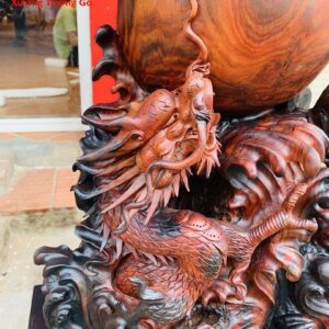 Đạt Ma Song Long trắc đỏ đen