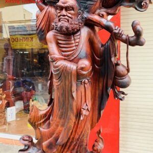 Đạt Ma Song Long trắc đỏ đen